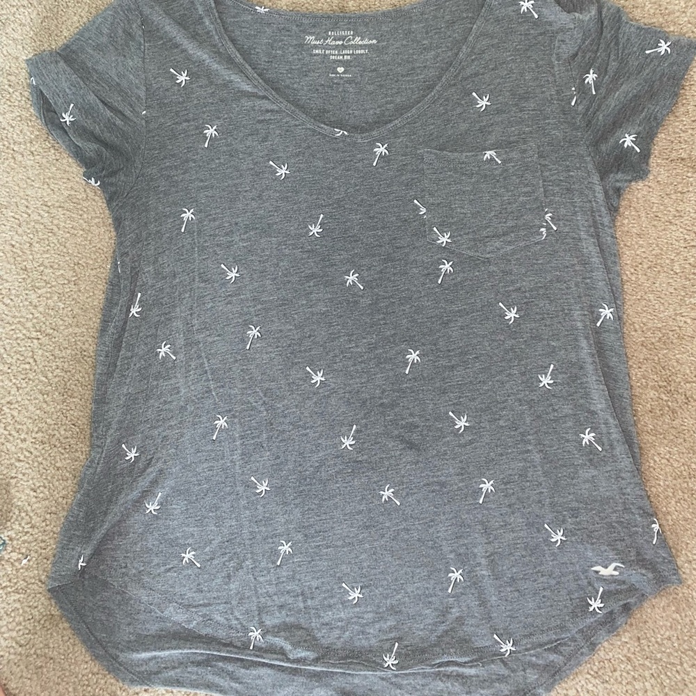 Hollister Soft Palm Tree Tee